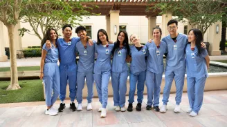 group of adventhealth nurse interns