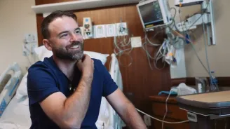 Patient Meets Nurse Who Saved Him