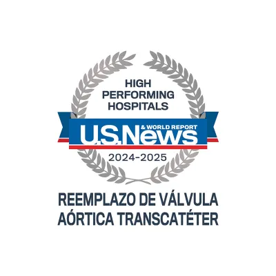 AdventHealth Orlando es reconocido por U.S. News & World Report como uno de los mejores hospitales de la nación para cirugía de válvula aórtica.