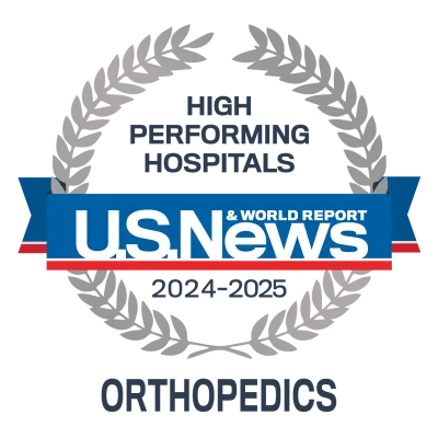 US News High Performing Orthopedics 2024-2025