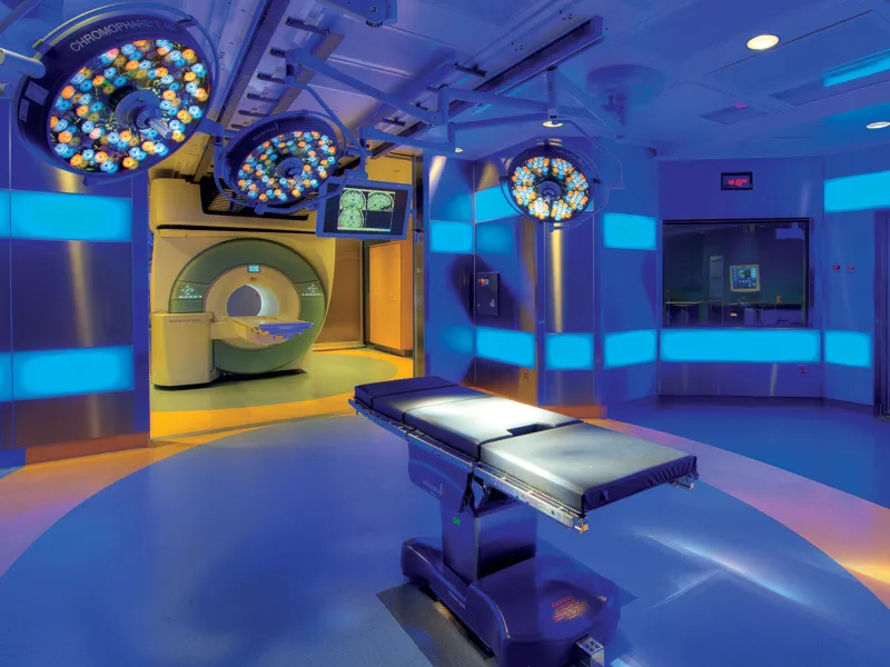 Our InnovatOR Suite which is one of the world’s most technologically advanced operating rooms.