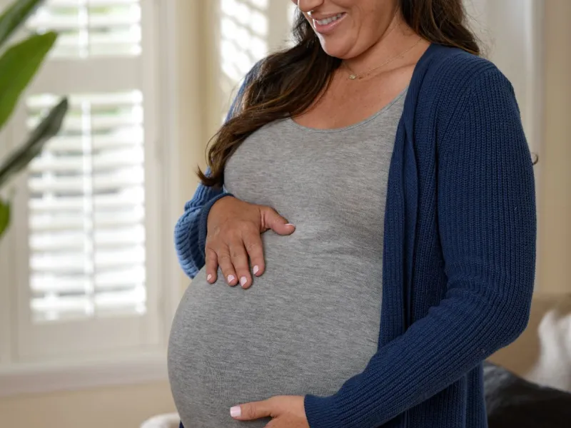 Hispanic Pregnant Woman