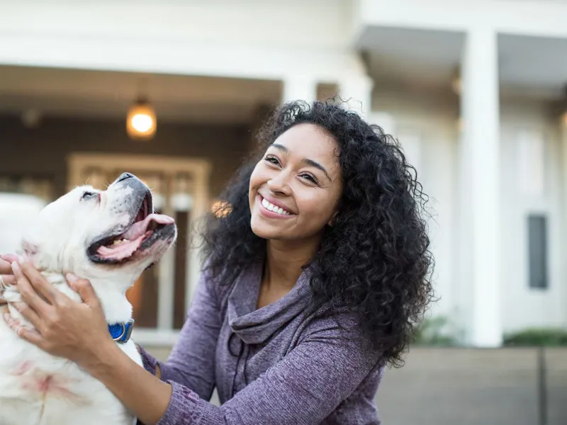 young-woman-with-her-dog
