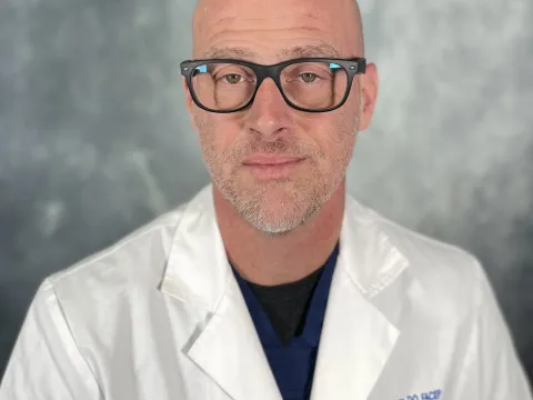 David Hanscom, DO, medical director of the Emergency Department at AdventHealth Central Texas.