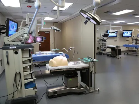 Nicholson Center Skills Lab.
