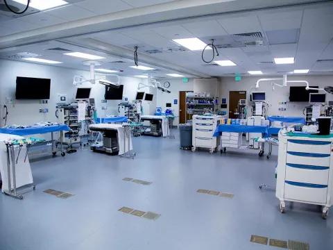 Nicholson Center Skills Lab.