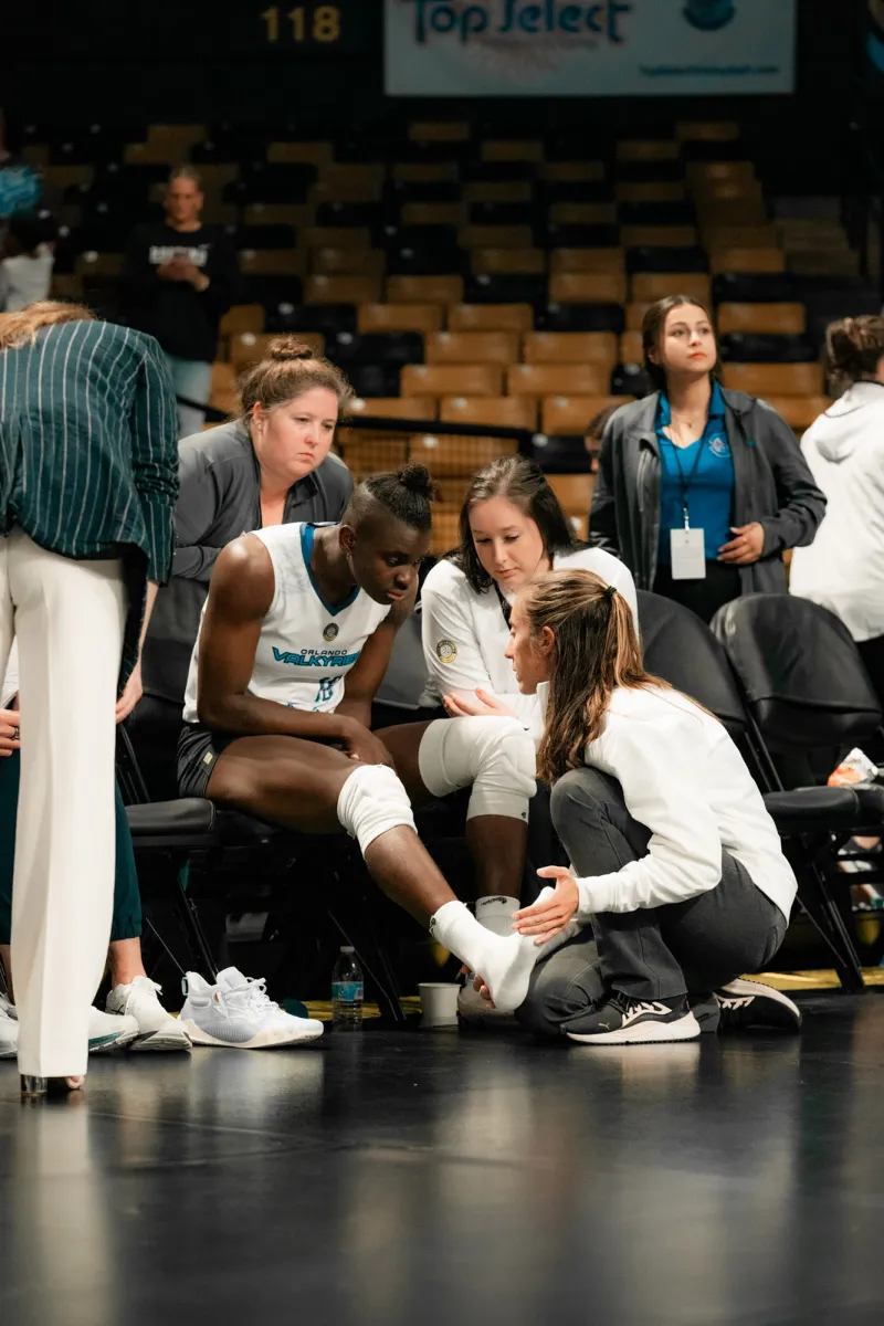 Orlando Valkyries player and physician