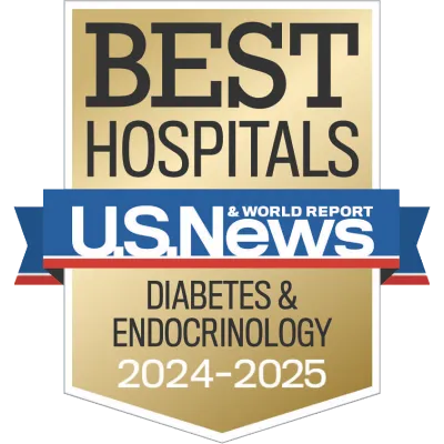 AdventHealth Orlando is recognized by U.S. News & World Report as the highest-ranked in diabetes care and endocrinology in Central Florida.